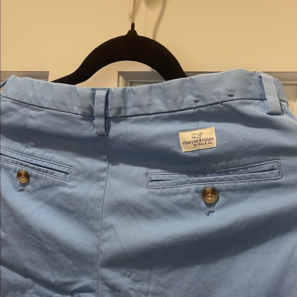 Vineyard Vines Boys (16) Light Blue Chino Shorts